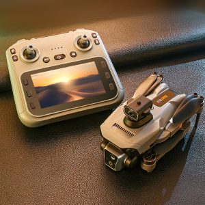 GPS Airdrop Drone 4.5" Remote Control Screen 4K Camera UAV K19MAX